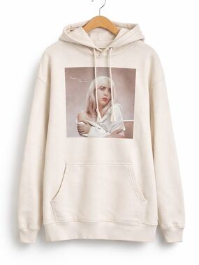 BILLIE EILISH Happier Than Ever Hoodie Graphic Merch Sweatshirt M